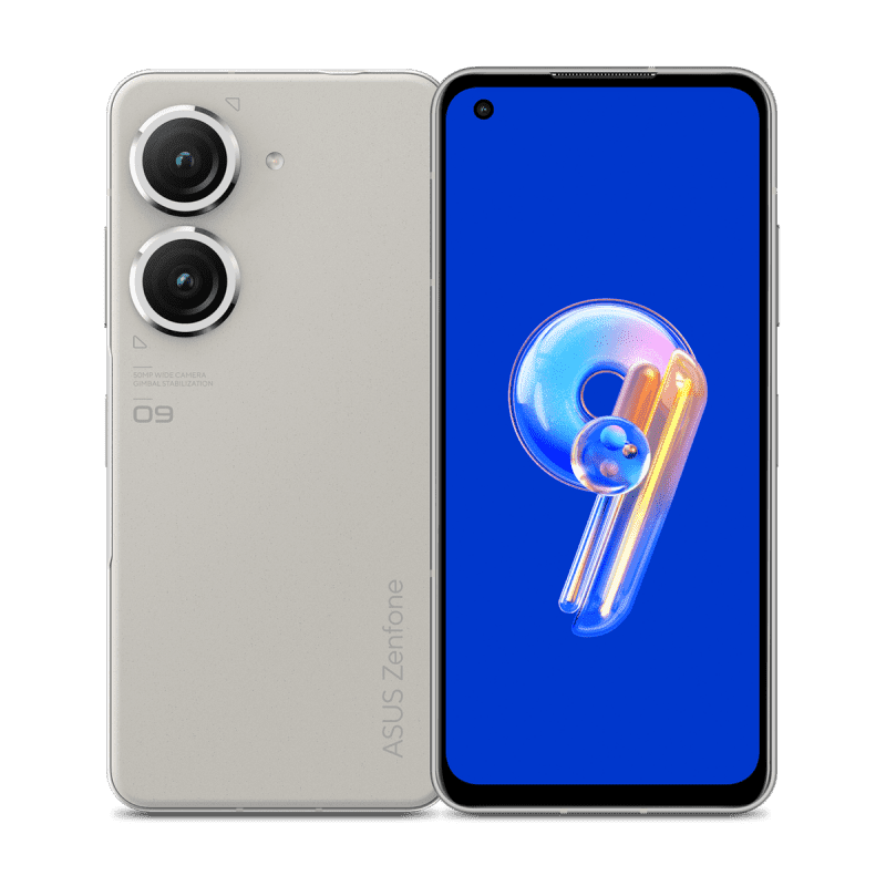 ASUS Zenfone 9 5G Smartphone (Dual-SIM, 8+256GB) - Moonlight White