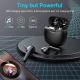 Wireless Earbuds (Bluetooth 5.3, Hi-Fi Stereo, Wireless, 32H Playtime - Black