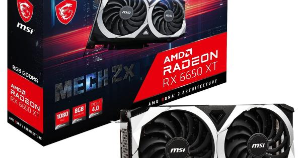 Dimprice | MSI Radeon RX 6600 MECH 2X 8GB GDDR6 PCI-Express Graphics Card  (Supports 4K & 8K)