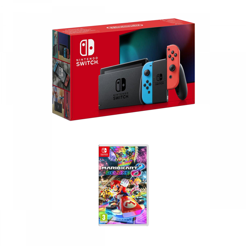 Dimprice | Nintendo Switch Console with Mario Kart 8 Deluxe