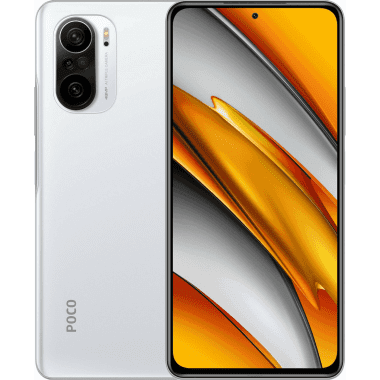Xiaomi Poco F3 5G Smartphone (8+256GB, SIM Free) - Arctic White