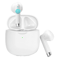 Wireless Earbuds (Bluetooth 5.3, Hi-Fi Stereo, Wireless, 32H Playtime - White