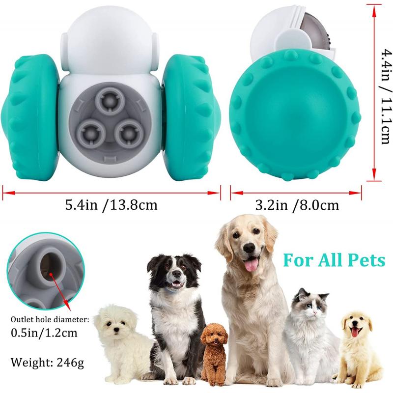 Interactive Treat Dispensing Toy for Dogs and Cats - Blue