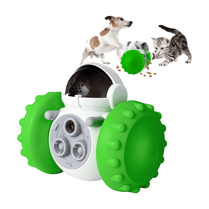 Interactive Treat Dispensing Toy for Dogs and Cats - Green