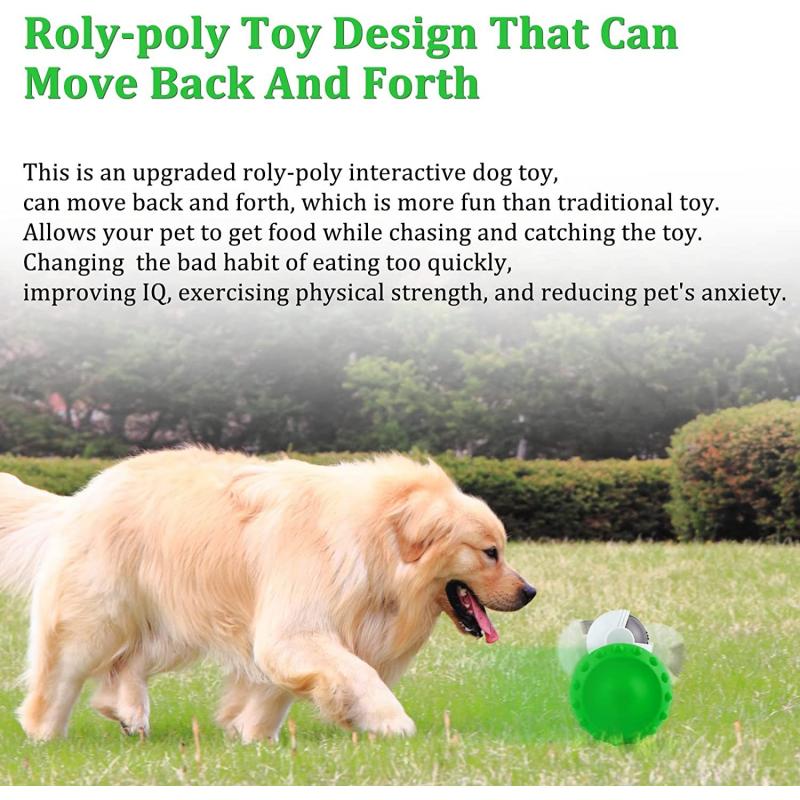 Interactive Treat Dispensing Toy for Dogs and Cats - Green