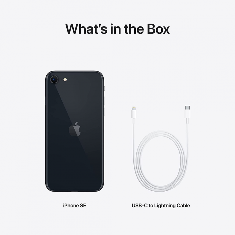 What do you get inside the Apple iPhone SE 3 (2022) box?